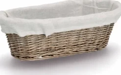 Zeller brödkorg i rotting, 33 x 14 x 10 cm