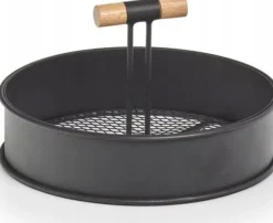 Zeller metallstativ med handtag, Ø 20 cm, svart, ZELLER