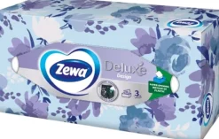 Zewa Näsdukar för engångsbruk ZEWA Deluxe, 3-lagers, 90 st, i ask