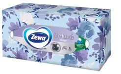 Zewa Näsdukar för engångsbruk ZEWA Deluxe, 3-lagers, 90 st, i ask
