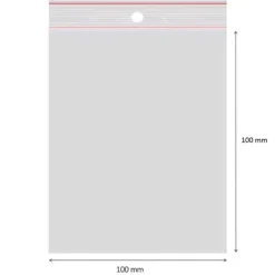 Ziplock-påsar 100x100 mm - 100 stycken