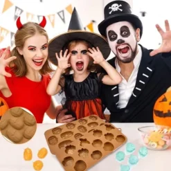 ZOOMPIL Halloween Silikonformar 4 delar Bruna