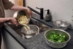 ZWILLING Prep Durkslag/sil/ångkok set 3 st. S 16 cm + M 20 cm + L 24 cm. 18/10 rostfritt stål.